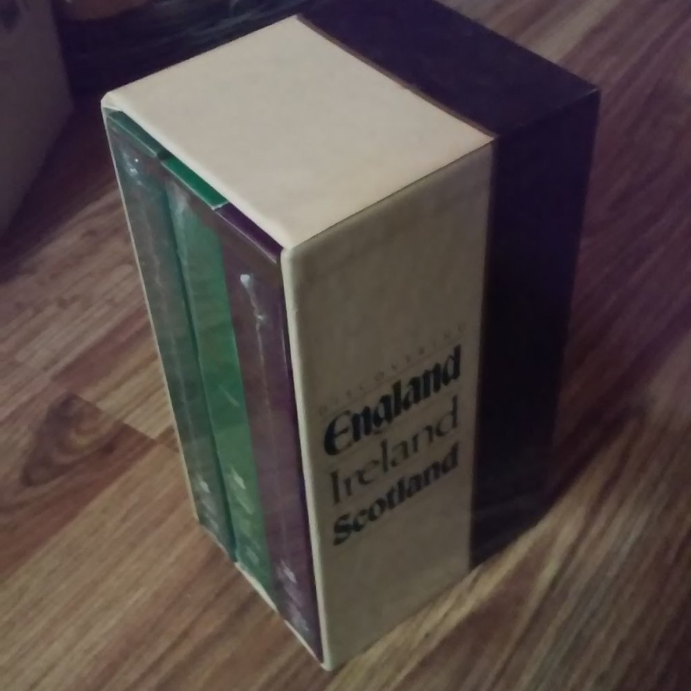 Collectable Set 3 Movies VHS Set England Ireland Scotland 1989 UNUSED In Plastic